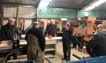 “CNC” training in the Men’s Shed