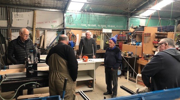 “CNC” training in the Men’s Shed