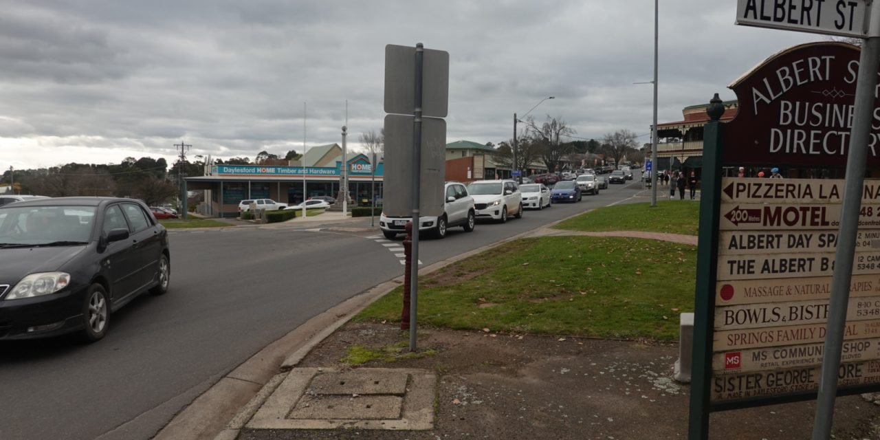 Busy in Daylesford, but Social Distancing a Problem