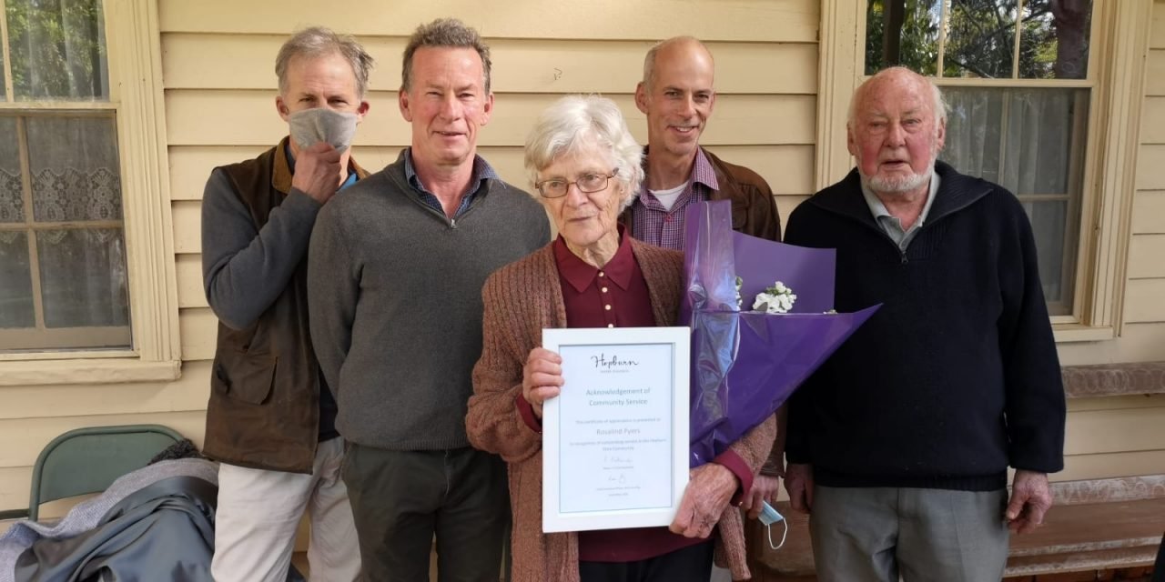 Ros Pyers Recognised for Her Contribution to Community