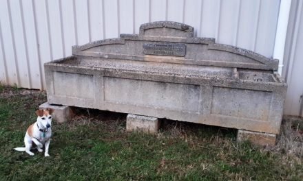 Annis and George Bills Horse Trough