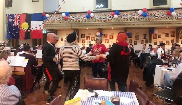 French National Day Party on Again at the Daylesford Town Hall