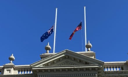 Flags at Half Mast