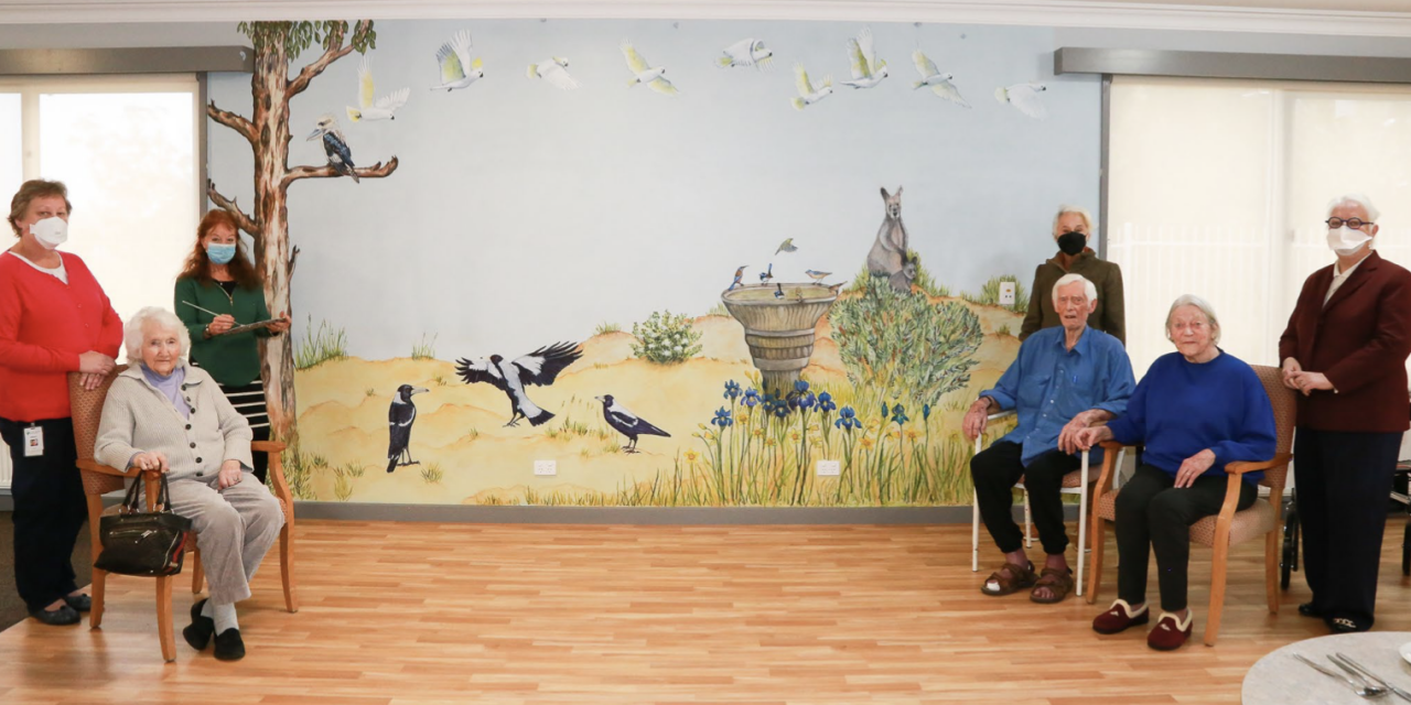 Dementia Friendly Artwork Unveiled at Trentham Aged Care