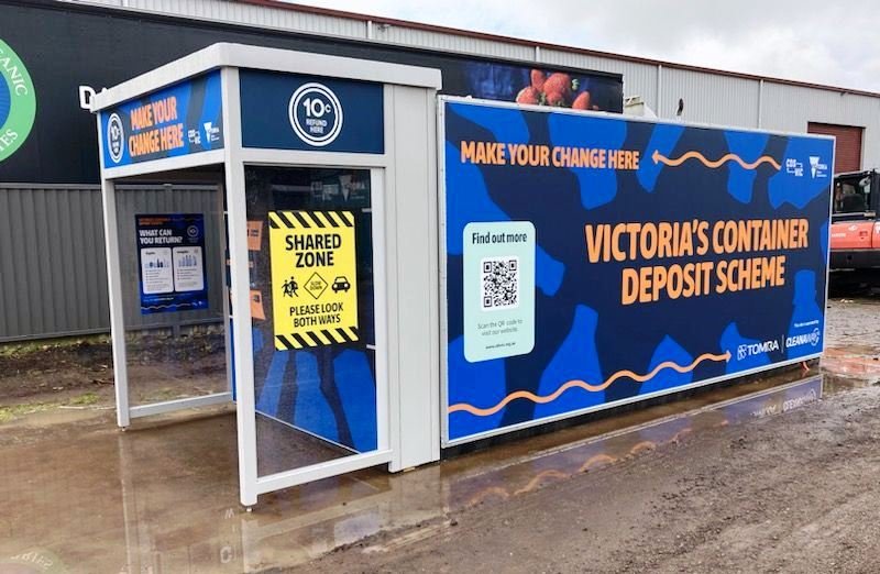 Container Deposit Refund Point Installed In Daylesford