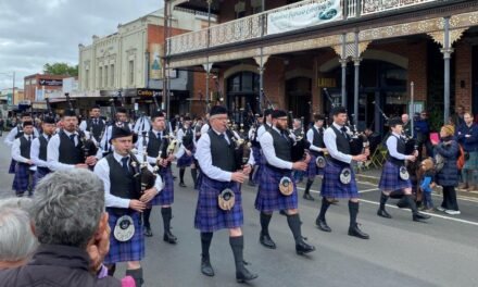Successful Daylesford Highland Gathering in Typical Scottish Conditions