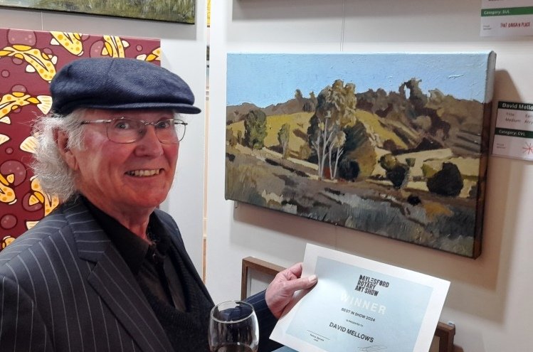 Huge Opening Night for 2024 Daylesford Rotary Art Show