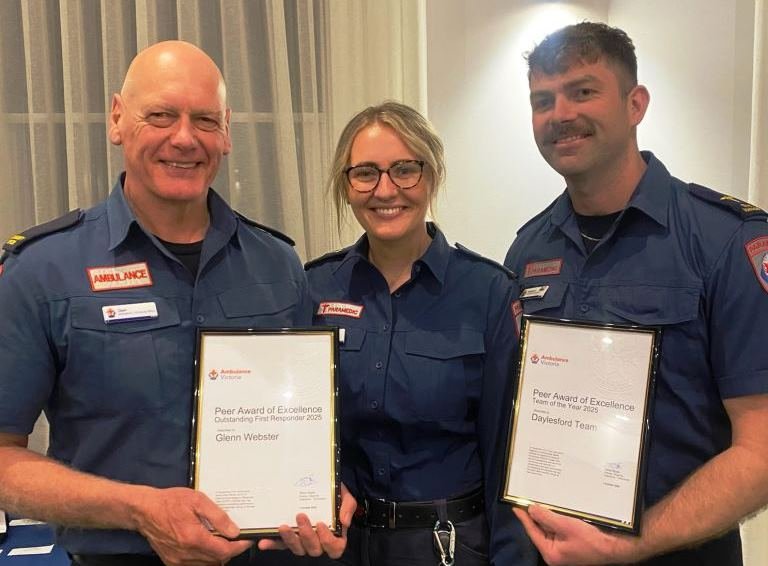 Daylesford Ambos Recognised at Regional Awards