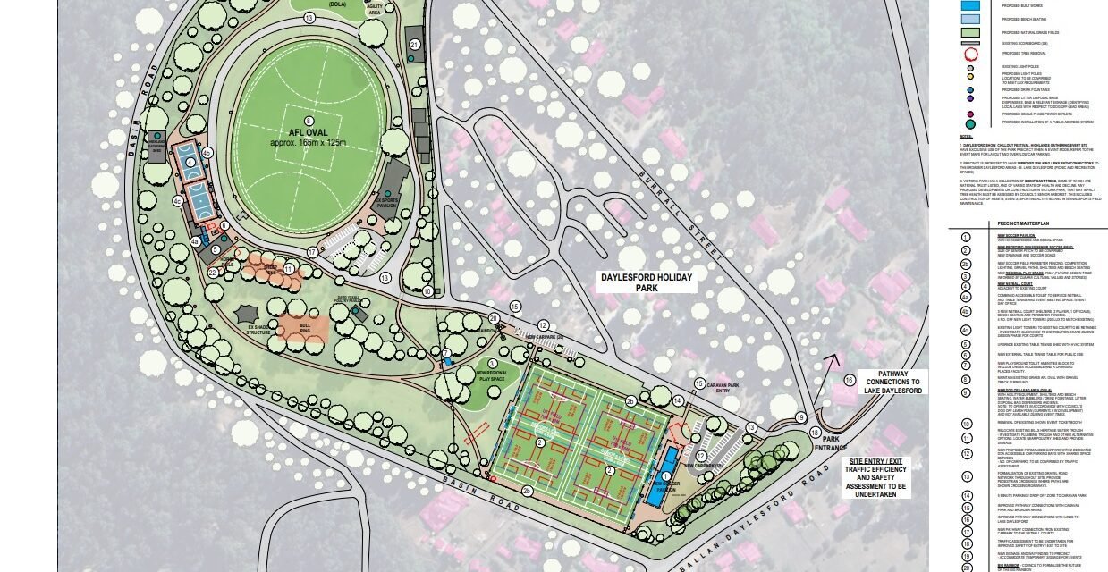 Victoria Park Masterplan Adopted, Funding and Timing Remain Uncertain