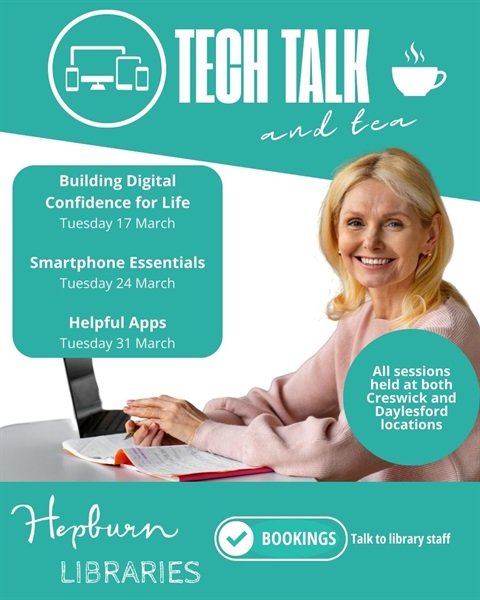 Tech Talk and Tea is back teaching digital literacy